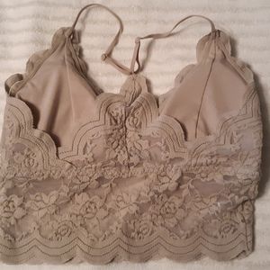 Bralette Brami NTW Apricot Lane Small Champagne Tan Brown